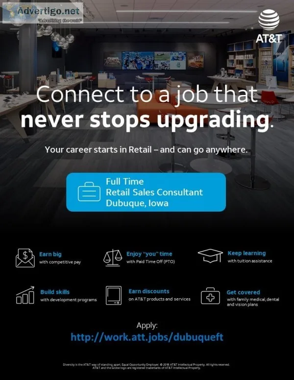 Full Time Retail Sales Consultant - Dubuque IA