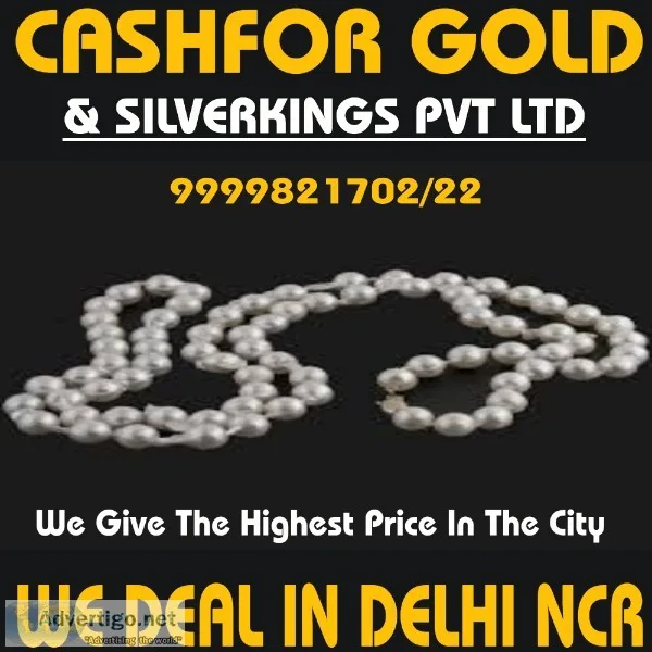 Cash For Old Silver In Delhi NCR