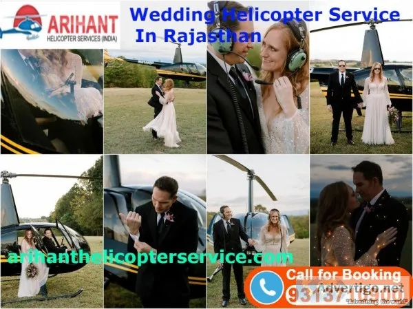 Book Wedding Helicopter Service Instantly In Rajasthan