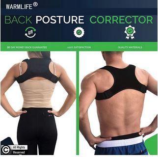 New Spine Back Pain Relief Posture Correction Belt