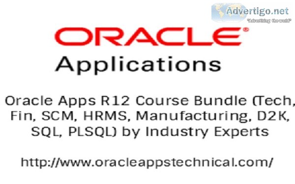 One time 60% off on Oracle Apps R12 Course Bundle (8 Course Bund