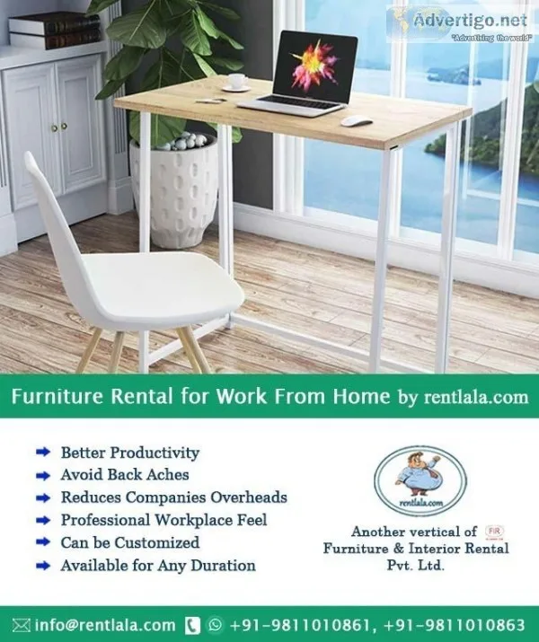 Furniture on Rent in Delhi NCR