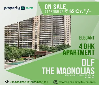 DLF The Magnolias for Sale on Golf Course Road Gurugram  4 BHK A