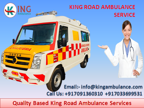 Now Hire King Road Ambulance Service in Darbhanga with Medical T