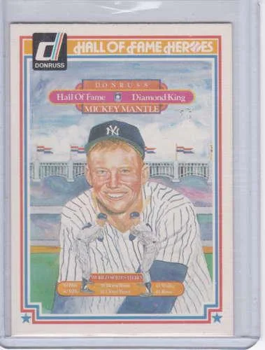 Mickey Mantle 1983 Donruss Hall of Fame Heroes 43