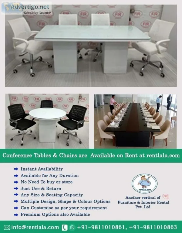Office Table on Rent