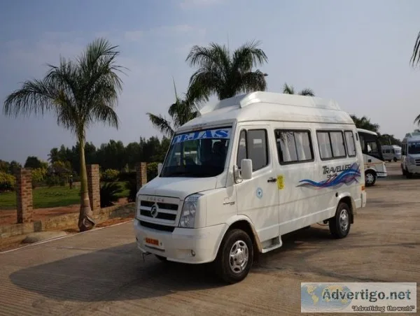 12 seater tempo traveller hirerent in Bangalore