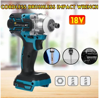 Buy Electric Brushless Impact Wrench Power Tool ShoppySanta