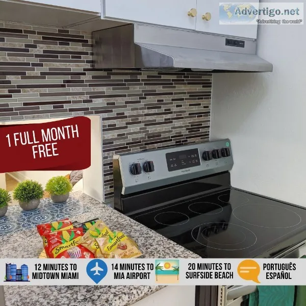 1 Full Month FREE - Spacious 1 bed 1 bath - 12 minutes to Midtow
