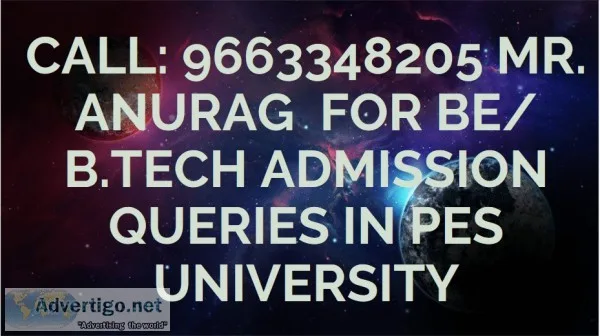 96633482O5 PES UNIVERSITY cut off 2020