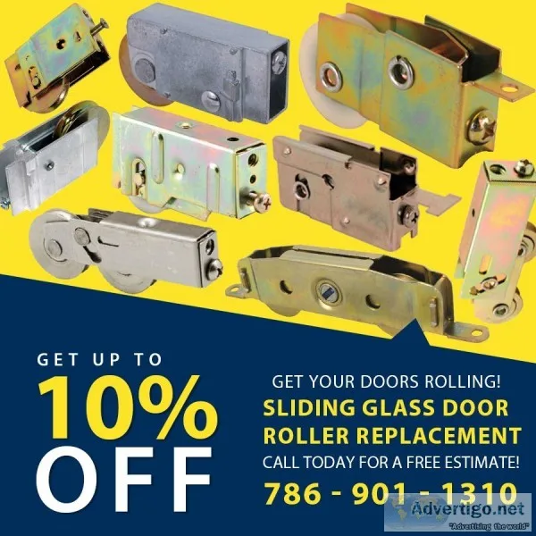 Top Sliding Glass Door Repair Services - Same-Day Services - 10%