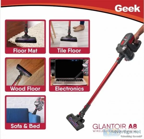 Geek Glantoir Wireless Vacuum Cleaner for Home - Harkin