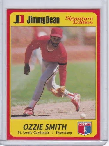 Ozzie Smith 1991 Jimmy Dean Signature Edition 20 of 25