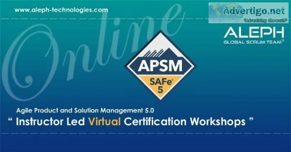 APSM  Virtual Instructor Led Workshop ALEPH