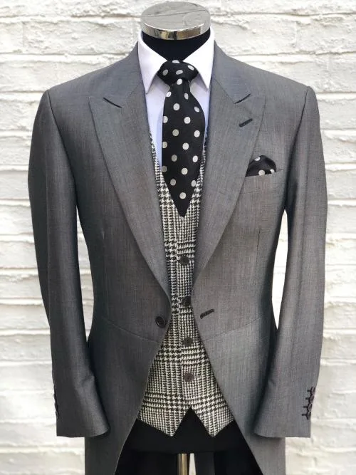 Silver Grey Mohair Tailcoat &ndash Fogarty