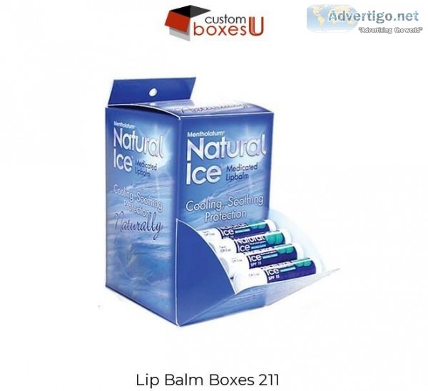 Custom Lip balm Display Boxes packaging solutions in Texas