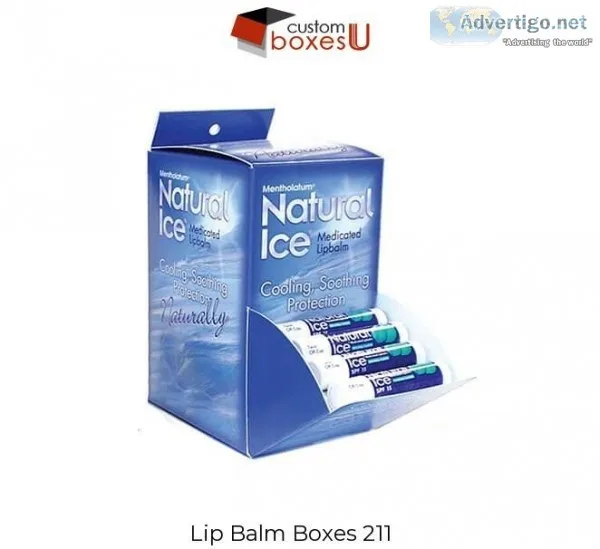 Custom Lip balm Display Boxes packaging solutions in Texas