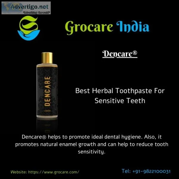 Best herbal toothpaste for sensitive teeth