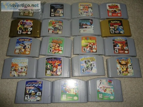 Vintage Nintendo 64 Games for sale