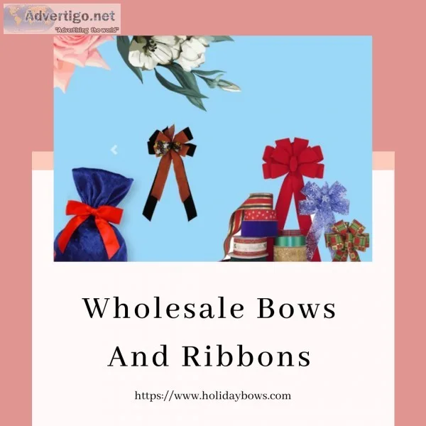 Wholesale Bows And Ribbons - Holidaybows