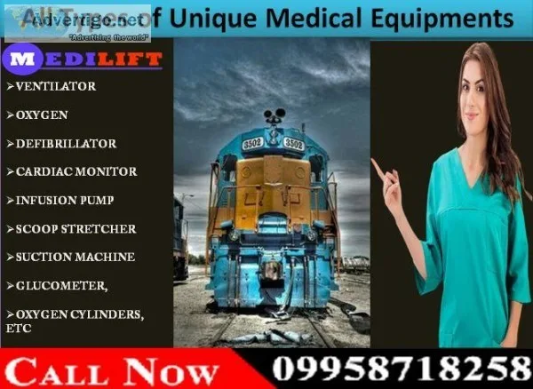 Get Train Ambulance in Bhopal for Safest Emergency Services- Med