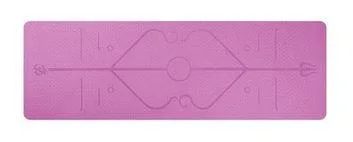 High Quality Non Slip TPE Yoga Mat with Position Line Fitness Gy