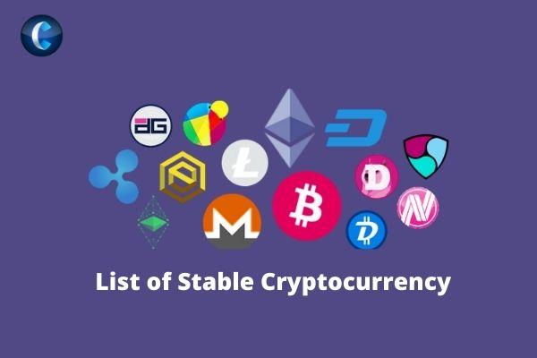 Looking for the list of most stable cryptocurrencies