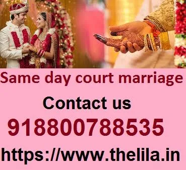 Same day court marriage &ndash Lead India law associates