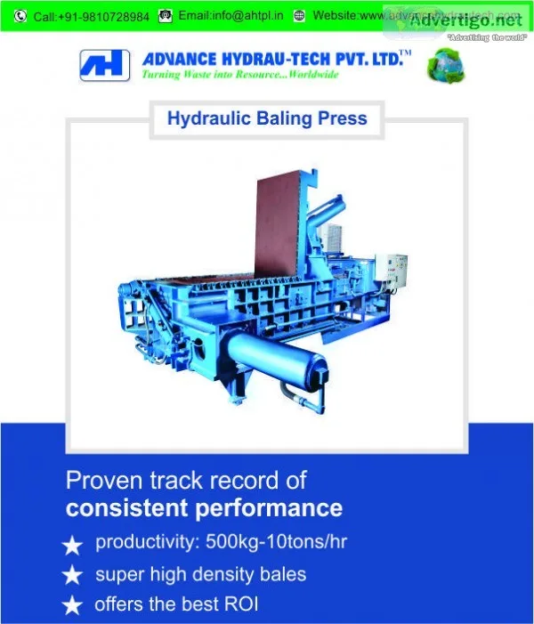 Baling Press - Compress Your Metal Scrap