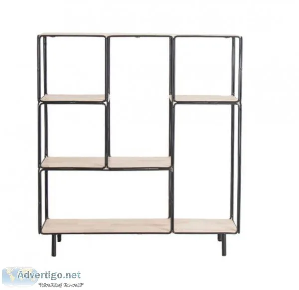 Sydney 92cm Low Decorative Book Shelving Unit  ChicParadisLux