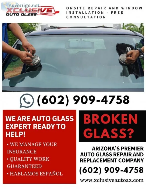 IN PHOENIX AZ WINDSHIELD REPLACEMENT AUTO GLASS REPAIR SCOTTSDAL