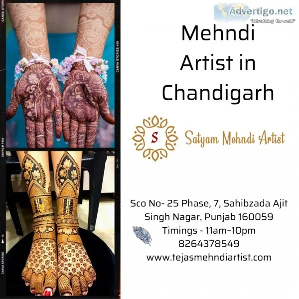 Mehndi artist in chandigarh
