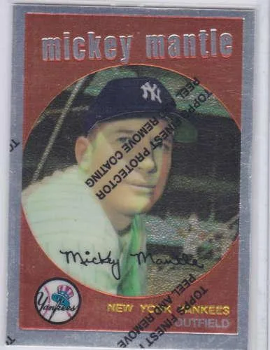Mickey Mantle 1996 Topps Mantle Finest Commemorative 919