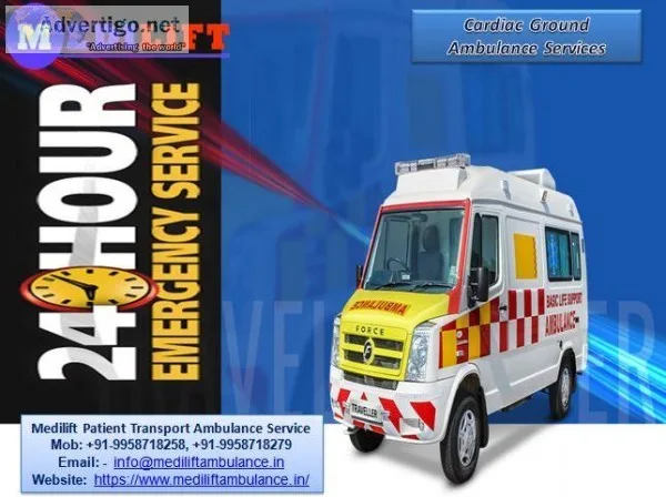 Get Quick and Amazing Ground Ambulance Service in Gumla by Medil