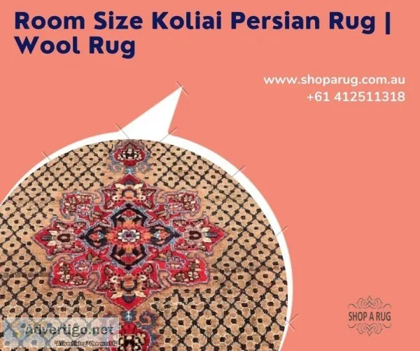 Room Size Koliai Persian Rug  Wool Rug