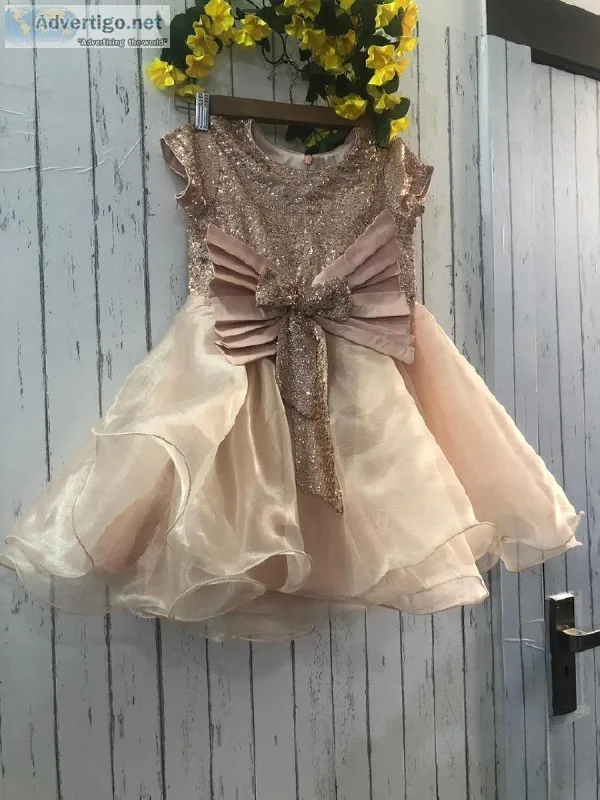 Buy Rose Gold Little Rajkumari Dress Online