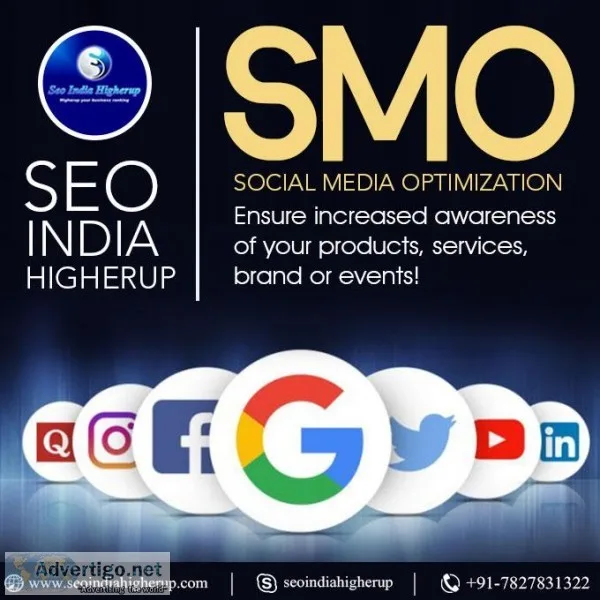 Best SMO Service in Noida with SEO India Higherup