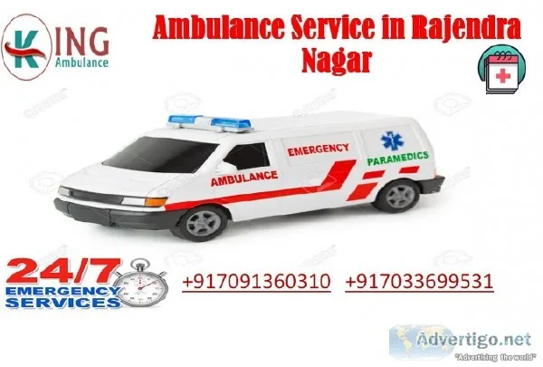 Get Advanced and Cheap Ambulance Service in Rajendra Nagar