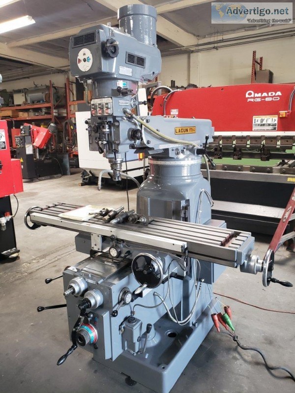 LAGUN FTV-4 Heavy-Duty Vertical Milling Machine. 11" x 58&qu