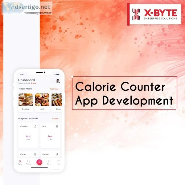 Top Calorie Counter App Development Company In USA  X-Byte enter