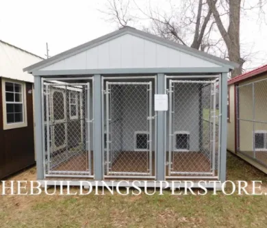The Building Super Store--3 Run Dog Kennel