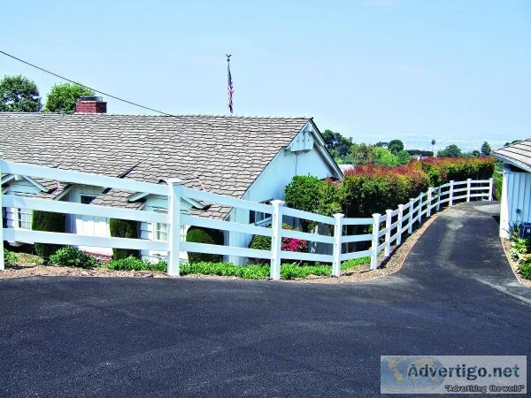 The exclusive vinyl fence is a staple for your secure safe and h
