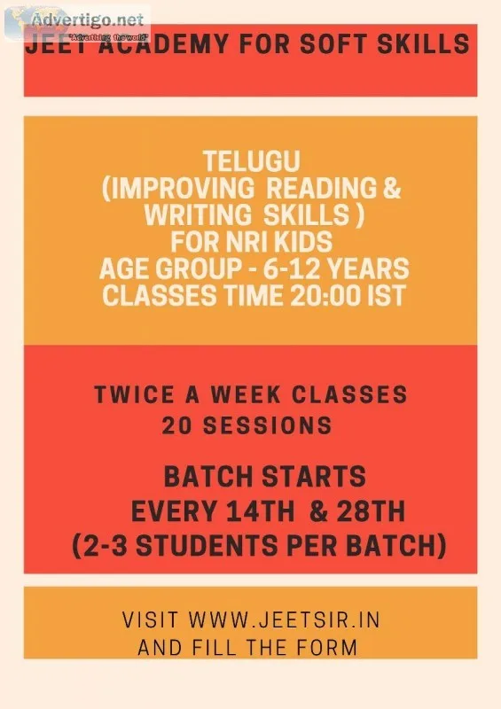 Learn Telugu Reading and Writing