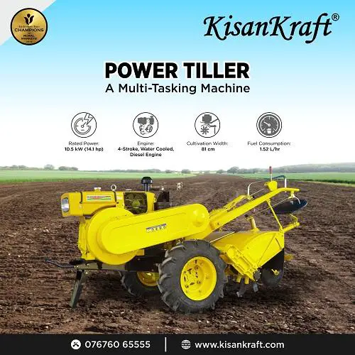 Power Tiller  Agriculture equipment  kisankraft