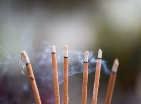 Natural sandalwood incense stick
