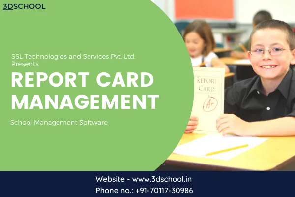 Report Card Management Software  3DSchool