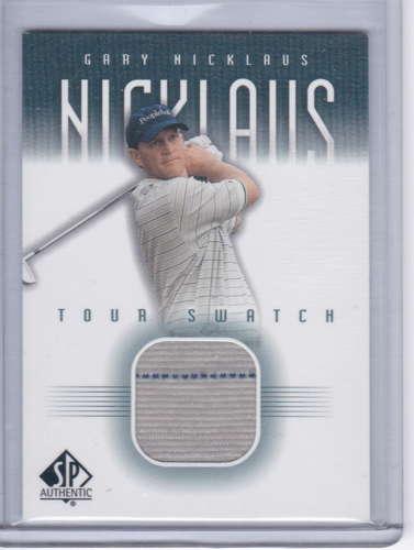 Gary Nicklaus 2001 SP Authentic Tour Swatch GN-TS