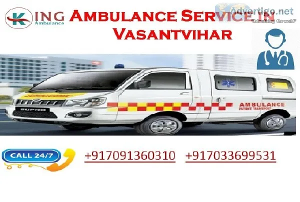 Best Life-Support Emergency Ambulance Service in Vasant Vihar