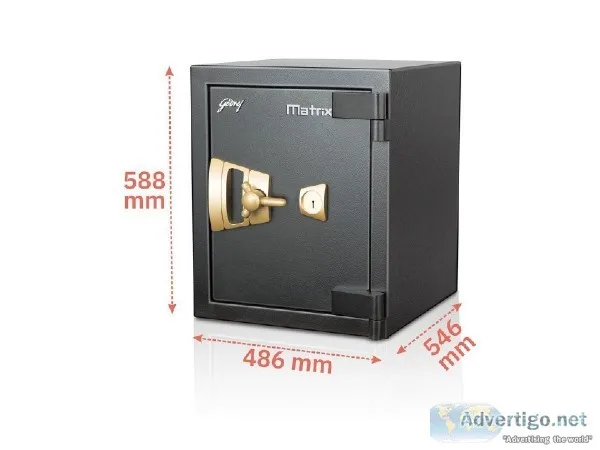 Godrej Best Matrix 1814 Keylock Home Locker (50 Ltr) Laposs Hard