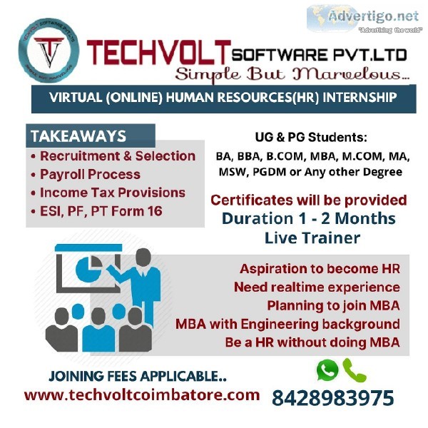 HR Trainee  Internship Trainee